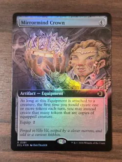 x1 Mirrormind Crown - Foil - Extended Art R MTG Lorwyn Eclipsed M/NM, English - Image 1