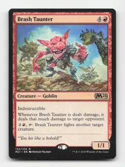 Brash Taunter Core Set 2021 #133 Rare - Image 1