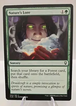 Nature's Lore MTG Commander Legends: Battle for Baldur's Gate Regular - Image 1
