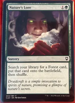 MTG | Nature's Lore #244 Commander Legends: Battle for Baldur's Gate - NM - Image 1