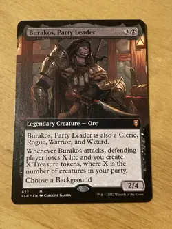 Burakos, Party Leader (Extended Art) Commander Legends: Battle for Baldur's Gate - Image 1
