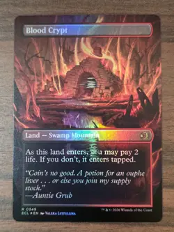Blood Crypt (Borderless) Lorwyn Eclipsed Foil #0349 MTG Magic NM - Image 1