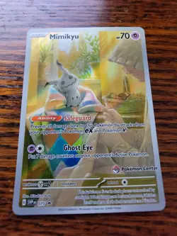 Mimikyu #75 - Paldean Fates Pokemon Center Stamped Black Star Promo NM - Image 1