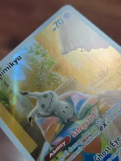Mimikyu #75 - Paldean Fates Pokemon Center Stamped Black Star Promo NM - Image 2