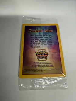 Pokemon TCG Ancient Mew Holo Card 2000 Movie Promo, Factory Sealed - Image 2