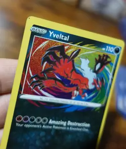 Yveltal 046/072 Miscut Error Misprint Amazing Rare Shining Fates Pokemon Card NM - Image 3