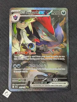 N's Zoroark ex 185/159 - Journey Together Special Illustration Rare Pokemon NM - Image 1
