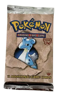 Pokemon TCG WOTC 1st EDITION VINTAGE 1999 Fossil Booster Pack Factory Sealed Art 742818060714 - Image 1