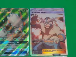 Pokemon NM Alternate Full Art GX's Lot Of 4 Jirachi, Guzzlord, Shiftry, Crasher - Image 4