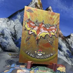 Moltres - #146 2000 Topps Chrome Pokemon - Holo 🔥 - Image 3
