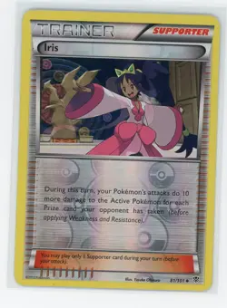 Pokemon TCG - Iris 81/101 - Plasma Blast - Reverse Holo - Image 1