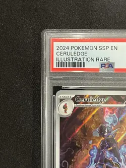 2024 POKEMON SSP EN-SURGING SPARKS ILLUSTRATION RARE #197 CERULEDGE PSA 10 - Image 2