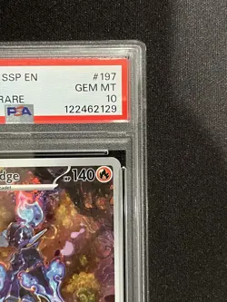 2024 POKEMON SSP EN-SURGING SPARKS ILLUSTRATION RARE #197 CERULEDGE PSA 10 - Image 3