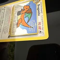1999 Pokemon Dragonite 5 Movie Wizards Black Star Promo NM OR BETTER NP Rare - Image 3