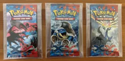 (3) Pokemon TCG XY Base Set Sealed Booster Packs (Blastoise, Yveltal, Xerneas) - Image 3