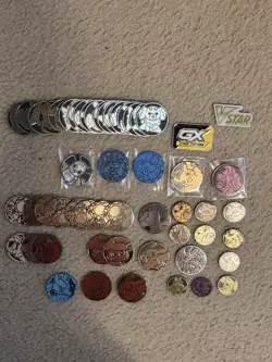 Pokemon Coin Lot Of 54 Large/Small, See Photos For Details And Conditions - Image 2