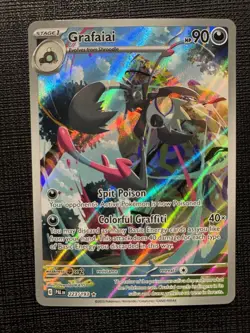 Pokemon TCG Grafaiai 223/193 SV02: Paldea Evolved Illustration Rare Holo NM - Image 1