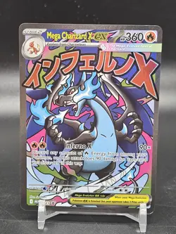 Pokemon Phantasmal Flames UPC MEGA CHARIZARD X EX #23 PROMO - Image 1