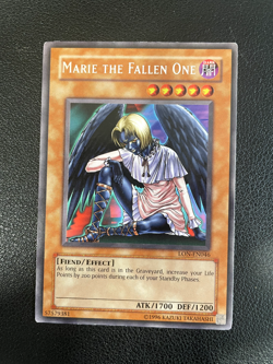 Yugioh Marie the Fallen One LON-046 Labyrinth of Nightmare Unlimited MP - Image 1
