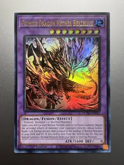Yugioh - Primite Dragon Nether Berzelius Ultra Rare DUAD-EN035, NM, 1st Ed - Image 1
