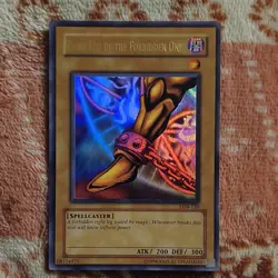 Konami Yu-Gi-Oh! Right Leg of the Forbidden One YGLD-ENA18 Ultra Rare Holo - Image 1