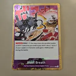 Blast Breath Jolly Roger Holo Premium Booster The Best One Piece #ST04-016 - Image 1