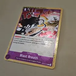 Blast Breath Jolly Roger Holo Premium Booster The Best One Piece #ST04-016 - Image 3