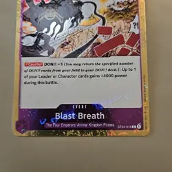 Blast Breath Jolly Roger Holo Premium Booster The Best One Piece #ST04-016 - Image 5