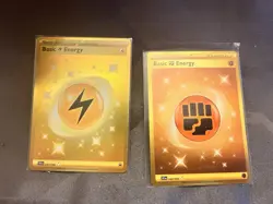 Pokemon TCG Holo Gold secret rare Energy-Card Lot Scarlet & violet - Image 2