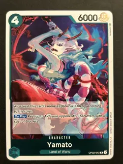 One Piece Card Game Paramount War English Yamato Rare NM OP02-042 TCG - Image 1