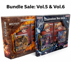 Bandai Trading Card Games One Piece Illustration Box Vol. 5 and Vol. 6 - BUNDLE - Image 1