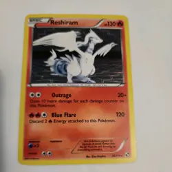 Pokemon TCG Reshiram BW004 Holo Black White Promo Card NM NEVER PLAYED WITH - Image 1