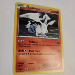 Pokemon TCG Reshiram BW004 Holo Black White Promo Card NM NEVER PLAYED WITH - Image 2