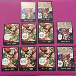 One Piece TCG OP13 / OP09 Don!! - 10 Card Lot - English - Image 1