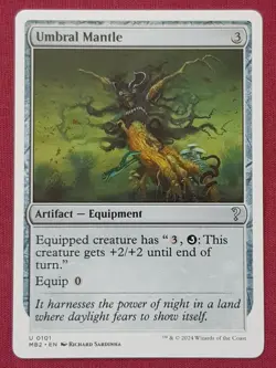 Magic The Gathering MYSTERY BOOSTER 2 MB2 UMBRAL MANTLE artifact card MTG - Image 1