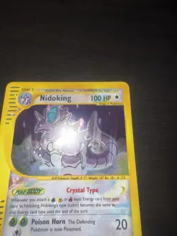Pokemon Card - Crystal Nidoking Holo Eng - Aquapolis #150/147 - Image 2