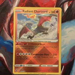 Radiant Charizard 020/159: Pokemon TCG Card - Radiant Rare Crown Zenith - Image 1