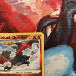 Radiant Charizard 020/159: Pokemon TCG Card - Radiant Rare Crown Zenith - Image 4