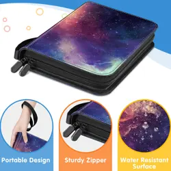 208 Pockets Trading Card Binder Album Collectible Card Holder Case with Zipper - Image 4