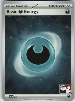 Pokemon TCG Basic Darkness Energy - (Cosmos Holo) Common Prize Pack Series Card - Image 1