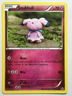 Snubbull XY - BREAKthrough 98/162 Yuka Morii MP-LP Pokemon Card - Image 1