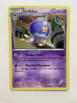 Pokemon HP Black Star Promo Drifblim - BW64 Cosmo Holofoil Card - Image 1