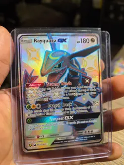 Pokemon TCG Shiny Rayquaza GX Promo Card 177a/168 Hidden Fates - Image 3