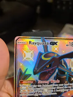 Pokemon TCG Shiny Rayquaza GX Promo Card 177a/168 Hidden Fates - Image 5