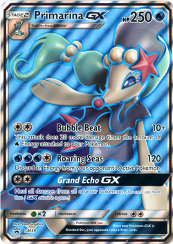 Pokemon TCG Primarina GX (OVERSIZED) SM39 Jumbo Cards Holo - Image 1