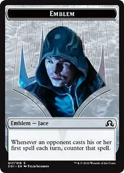 MTG Shadows over Innistrad - Emblem - Jace [Token] - Image 1