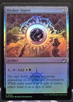 Orzhov Signet #263 Ravnica Remastered Foil Uncommon - Image 1