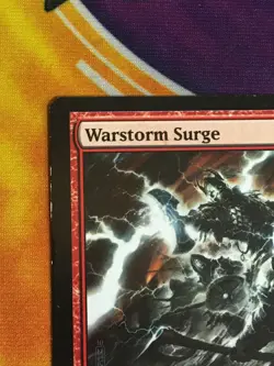 D1133 MAGIC GATHERING COMMANDER 2013 WARSTORM SURGE #129 HP-DMG R MTG - Image 3
