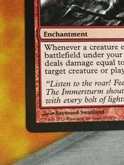 D1133 MAGIC GATHERING COMMANDER 2013 WARSTORM SURGE #129 HP-DMG R MTG - Image 4