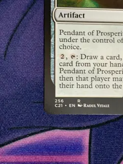 C1960 MAGIC GATHERING MTG PENDANT OF PROSPERITY #256 COMMANDER 2021 RARE NM - Image 4